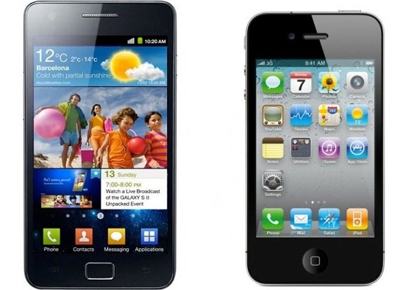 Samsung galaxy s 2 vs apple iphone 4